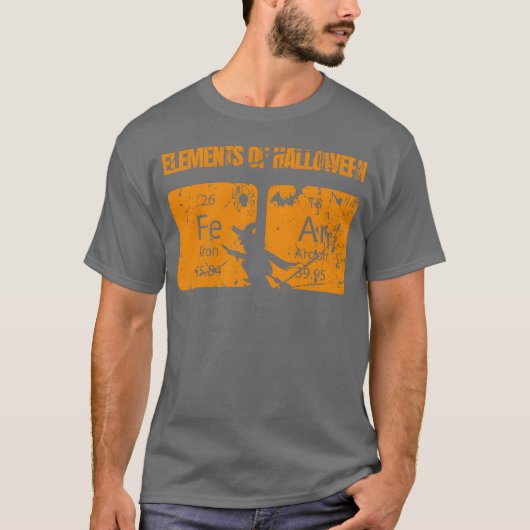 ハロウィーンギフトの要素 Tシャツ (正面)