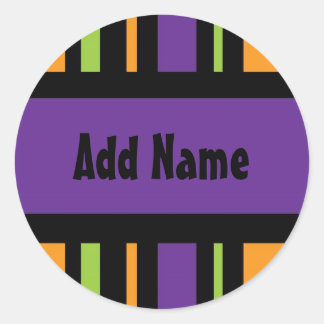 ハロウィーンギフトステッカー ラウンドシール