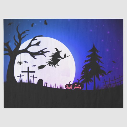 ハロウィーンギフトティッシュペーパー 薄葉紙 (正面)