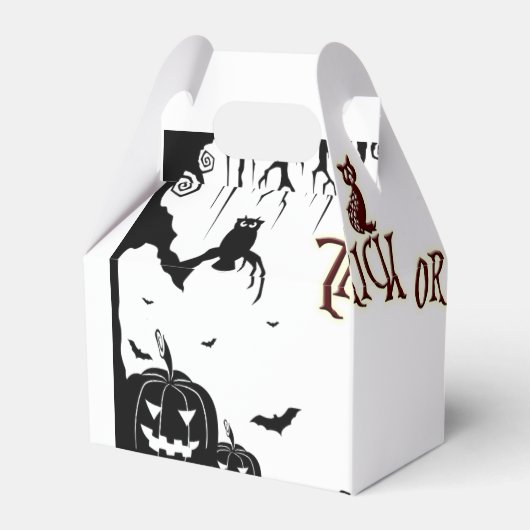 ハロウィーンギフトボックス フェイバーボックス (裏面サイド)