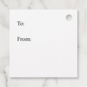 ハロウィーンギフトラベル – あなたのためのトリートメント! フェイバータグ (裏面)