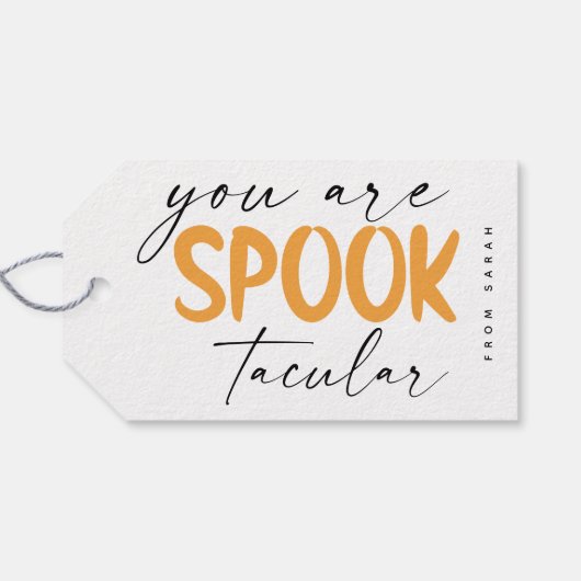 ハロウィーンギフトラベル ギフトタグ (裏面横)