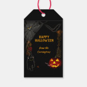 ハロウィーンギフトラベル ギフトタグ (裏面)