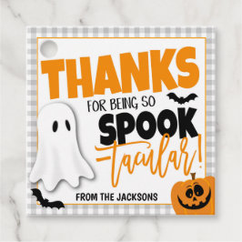 ハロウィーンギフトラベル フェイバータグ