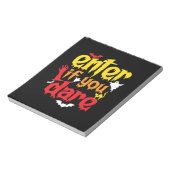 ハロウィーンギフト |あえてもし誕生日を入力 ノートパッド (回転)