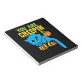 ハロウィーンギフト |あなたはクレプインニャー誕生日 ノートパッド (アングル)