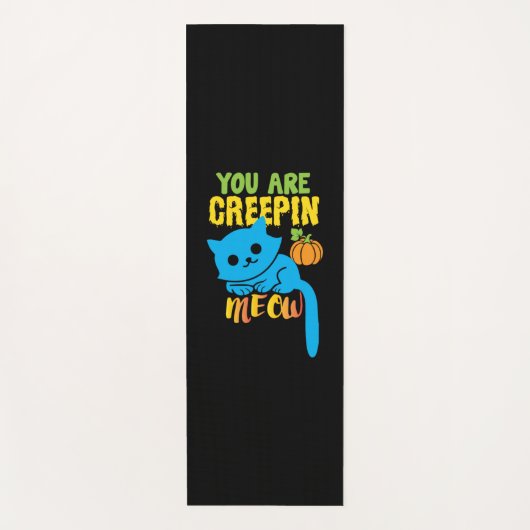 ハロウィーンギフト |あなたはクレプインニャー誕生日 ヨガマット (正面)