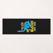 ハロウィーンギフト |あなたはクレプインニャー誕生日 ヨガマット (正面(横))