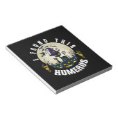 ハロウィーンギフト |この上腕骨誕生日 ノートパッド (アングル)