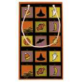 ハロウィーンギフト スモールペーパーバッグ (裏面)