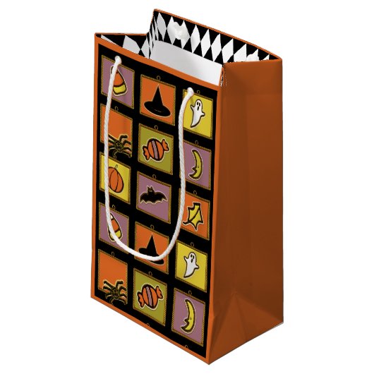 ハロウィーンギフト スモールペーパーバッグ (正面アングル)