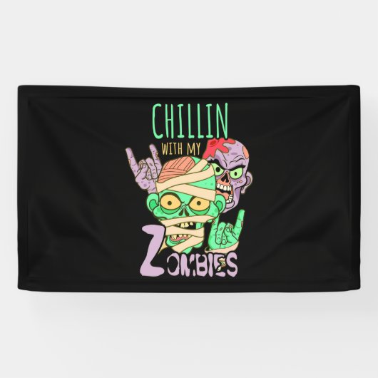 ハロウィーンギフト |友だちとチリ 横断幕 (横)
