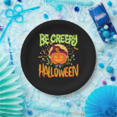 ハロウィーンギフト | Be Creepy It Is Halloween ペーパープレート (パーティー)