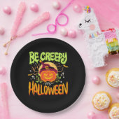 ハロウィーンギフト | Be Creepy It Is Halloween ペーパープレート (パーティー)
