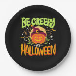 ハロウィーンギフト Be Creepy It Is Halloween ペーパープレート