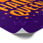 ハロウィーンクイーン，ハロウィーンクイーン，レトロハロウィーンアート ポスター (角)