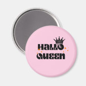 ハロウィーンクイーン，ハロウィーンクイーン，レトロハロウィーンアート マグネット (正面/裏面)