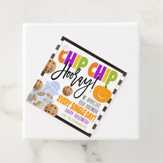 ハロウィーンクッキーありがとうギフトラベル フェイバータグ (インサイチュ)