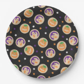 ハロウィーンクッキーパーティープレート ペーパープレート (正面)