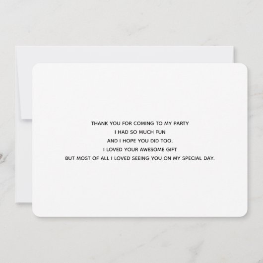 ハロウィーンクモの巣とクモの模様 サンキューカード (裏面)