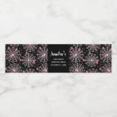 ハロウィーンクモの巣とクモの模様 ペットボトルラベル (シングルラベル)