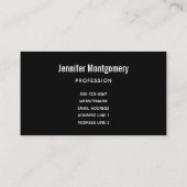 ハロウィーンクモの巣とクモの模様 名刺 (裏面)