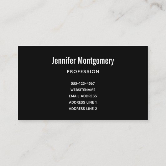 ハロウィーンクモの巣とクモの模様 名刺 (裏面)