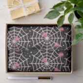 ハロウィーンクモの巣とクモの模様 薄葉紙 (ギフト)