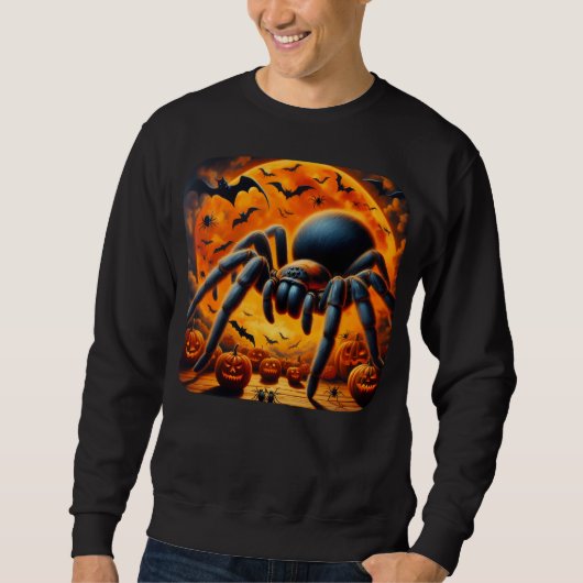 ハロウィーンクモセーター スウェットシャツ (正面)