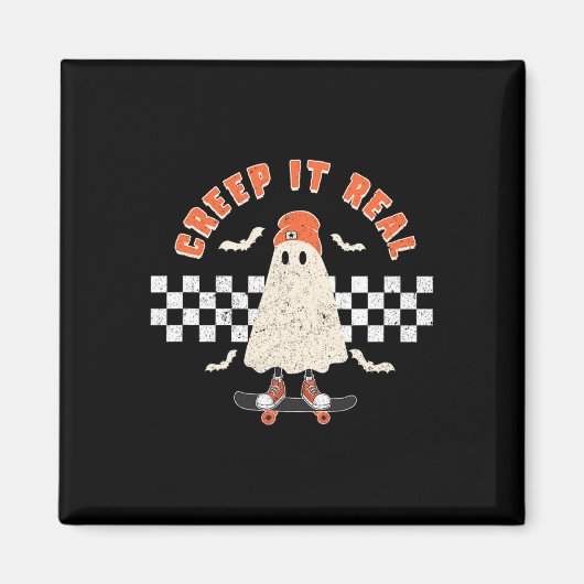 ハロウィーンクリープ実在it幽霊ボーイ秋シーズンスカット マグネット (正面)