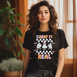 ハロウィーンクリープITリールおもしろい幽霊 Tシャツ