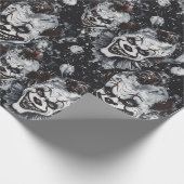 ハロウィーンクリーミーピエロ不気味シーズン ラッピングペーパー (角)