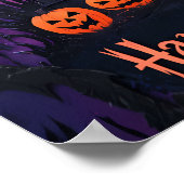 ハロウィーンクリー幽霊のよく出るムハウス ポスター (角)