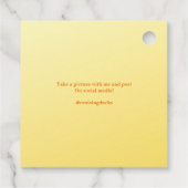 ハロウィーンクルージングダックラベル フェイバータグ (裏面)