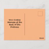 ハロウィーンクレストオーバータータンチェック ポストカード (裏面)