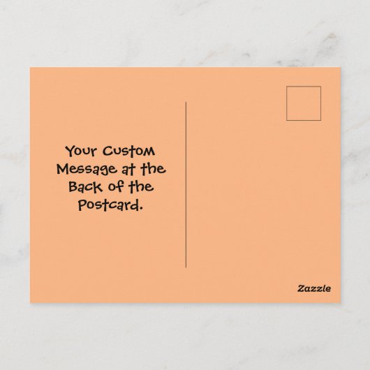 ハロウィーンクレストオーバータータンチェック ポストカード (裏面)