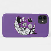 ハロウィーンクレセントムーンウィッチスカル Case-Mate iPhoneケース (裏面(横))