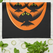 ハロウィーンクロウズキッチンタオル キッチンタオル (折り畳み)