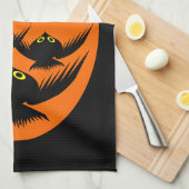 ハロウィーンクロウズキッチンタオル キッチンタオル (四つ折り)