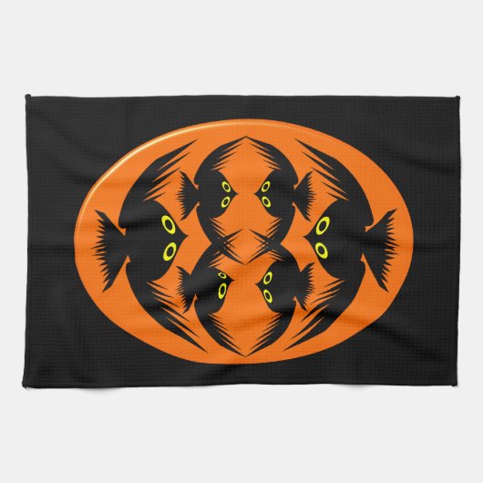 ハロウィーンクロウズキッチンタオル キッチンタオル (横)