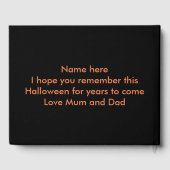 ハロウィーンクロウズゲストブック ゲストブック (裏面)