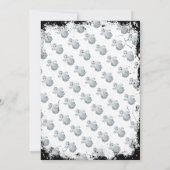 ハロウィーンクロスと幽霊パーティの招待状 招待状 (裏面)