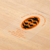 ハロウィーンクローカスタムズ アクリル招待状 (レイダウン)