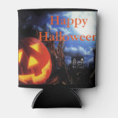 ハロウィーンクーラーボックス幽霊のよく出る/シーン 缶クーラー (正面)