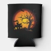 ハロウィーンクーラーボックス幽霊のよく出る/シーン 缶クーラー (正面)