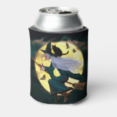 ハロウィーンクーラーボックス/ウィッチ 缶クーラー (缶裏面)