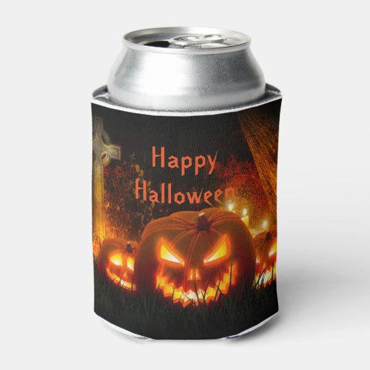 ハロウィーンクーラーボックス/ジャック・オランタン 缶クーラー (缶正面)