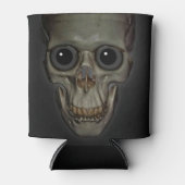 ハロウィーンクーラーボックス/スカル 缶クーラー (正面)