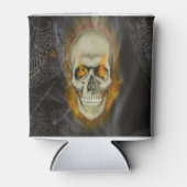 ハロウィーンクーラーボックス/スカル 缶クーラー (正面)