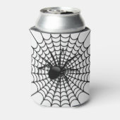 ハロウィーンクーラーボックス/スパイダーとくもの巣 缶クーラー (缶裏面)